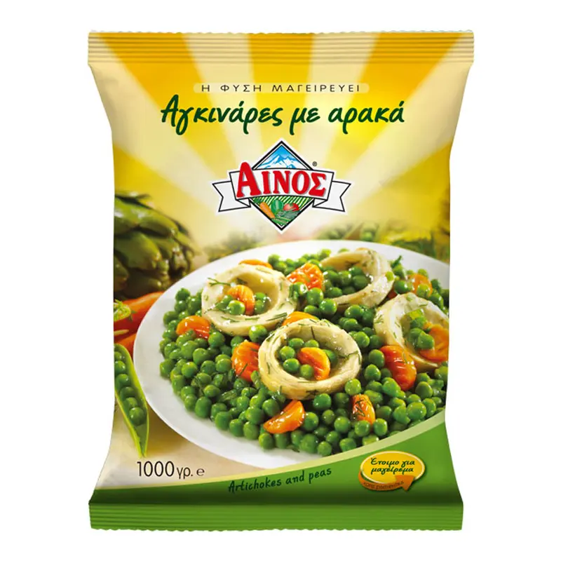 Ainos pack artichokes peas 1kg