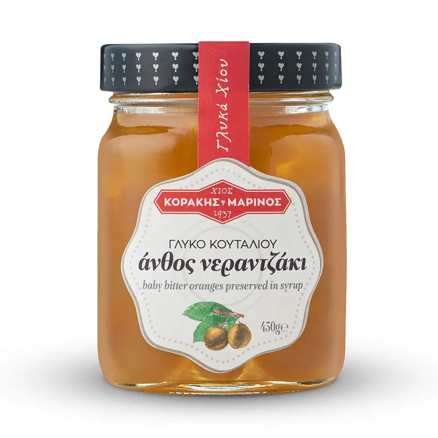 Korakis Marinos Baby Bitter Oranges in syrup 450g