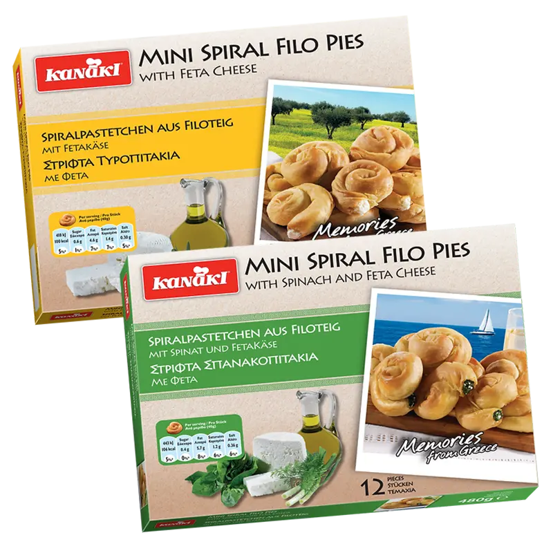 Kanaki Mini Spiral Filo Pies